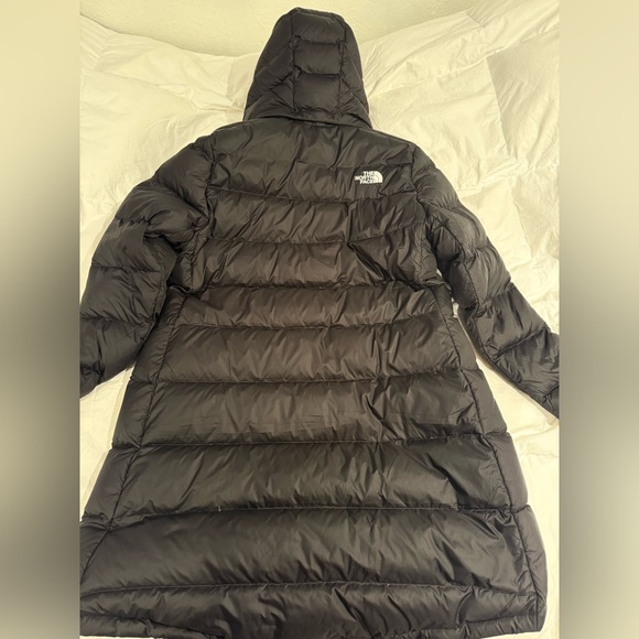 The North Face Women's Long Black Puffer Coat - Picture 3 of 3
